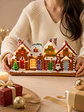 ADORNO NAVIDEÑO PUEBLO DE JENGIBRE C/U - Miniatura 4