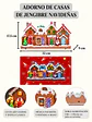 ADORNO NAVIDEÑO PUEBLO DE JENGIBRE C/U - Miniatura 7