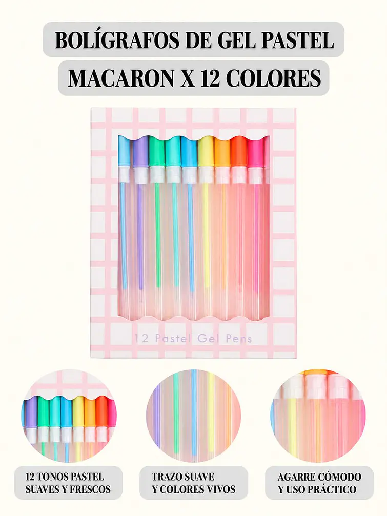 BOLIGRAFO DE GEL PCS*12 7