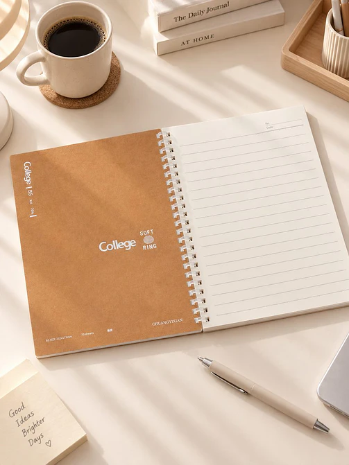 CUADERNO CON HOJAS LISAS B5 C/U 6
