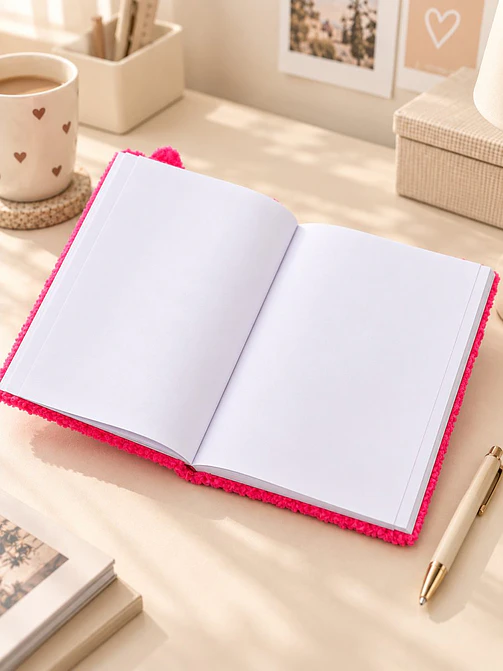 CUADERNO DE PELUCHE CERDITO A4 C/U 2