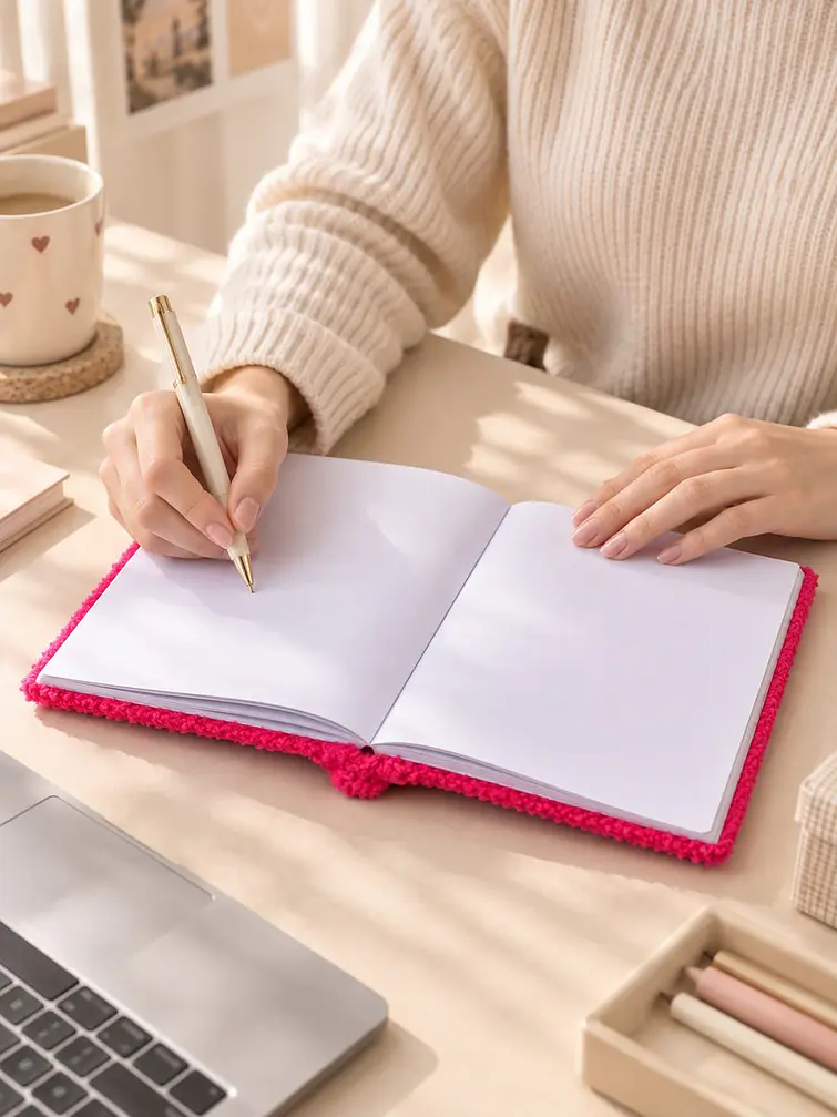 CUADERNO DE PELUCHE CERDITO A4 C/U 4