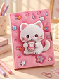 SET DE DIARIO INTIMO GATO C/U - Miniatura 4