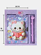 SET DE DIARIO INTIMO GATO C/U - Miniatura 6