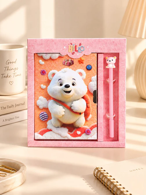 SET DE DIARIO INTIMO OSITO C/U 5