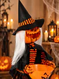 ADORNO BRUJA CALABAZA C/U - Miniatura 2
