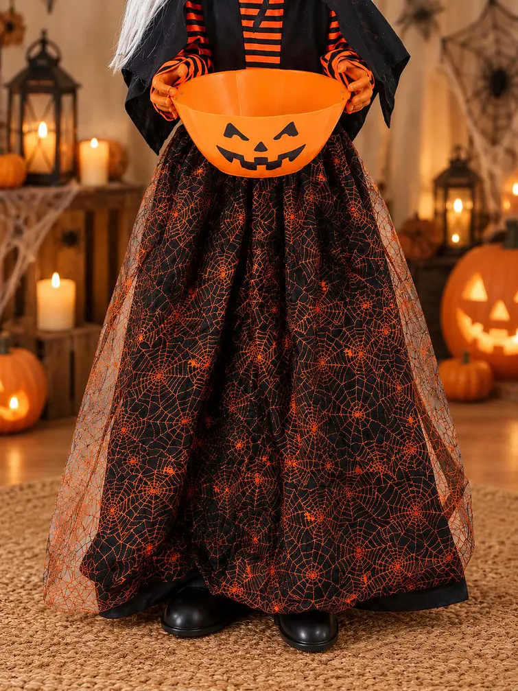 ADORNO BRUJA CALABAZA C/U 4