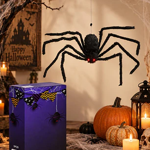 ADORNO DE HALLOWEEN ARAÑA C/U