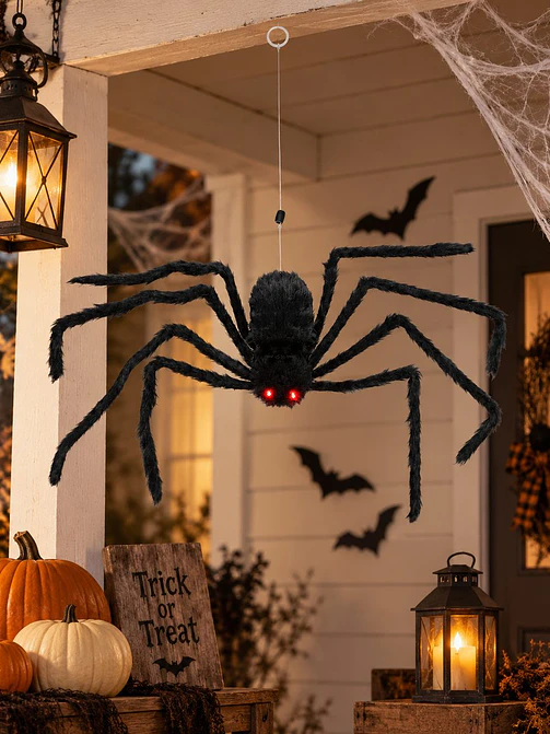 ADORNO DE HALLOWEEN ARAÑA C/U 3