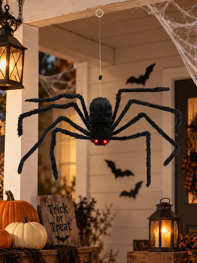 ADORNO DE HALLOWEEN ARAÑA C/U 3