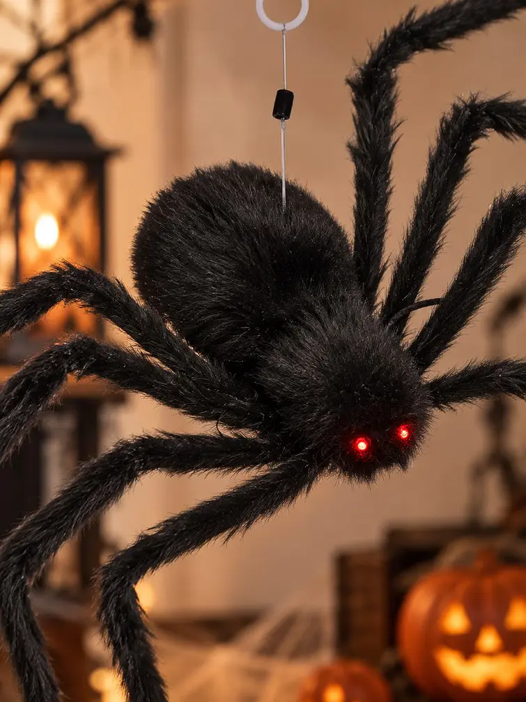 ADORNO DE HALLOWEEN ARAÑA C/U 5