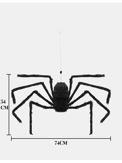 ADORNO DE HALLOWEEN ARAÑA C/U 7