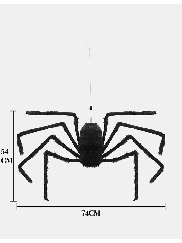 ADORNO DE HALLOWEEN ARAÑA C/U 7
