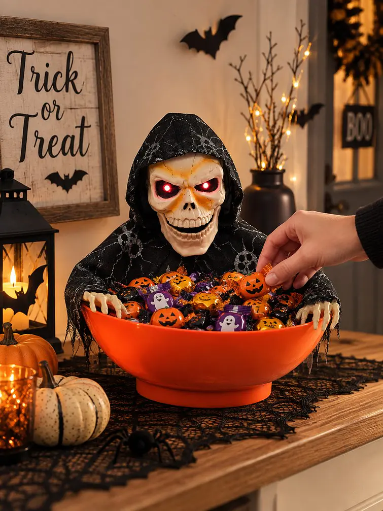 PLATO DE CALAMEROS HALLOWEEN C/U 3