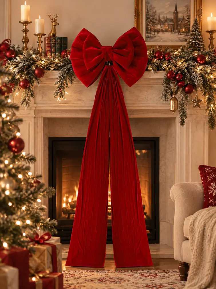 MOÑO DECORATIVO NAVIDEÑO C/U 1