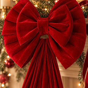MOÑO DECORATIVO NAVIDEÑO C/U