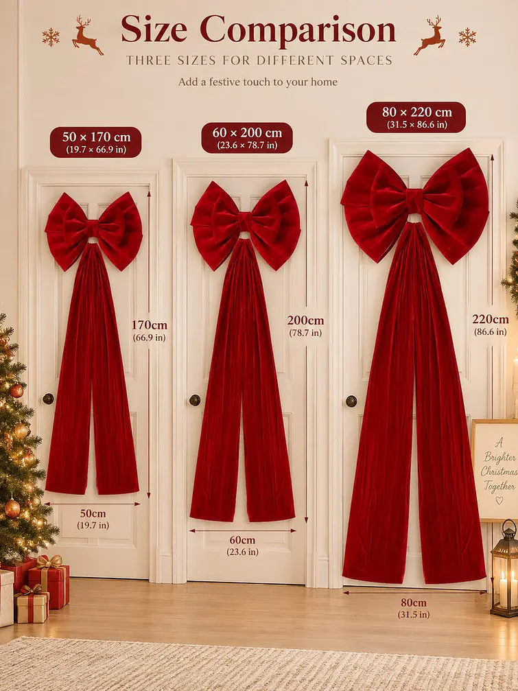 MOÑO DECORATIVO NAVIDEÑO C/U 6