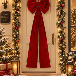 MOÑO DECORATIVO NAVIDEÑO C/U