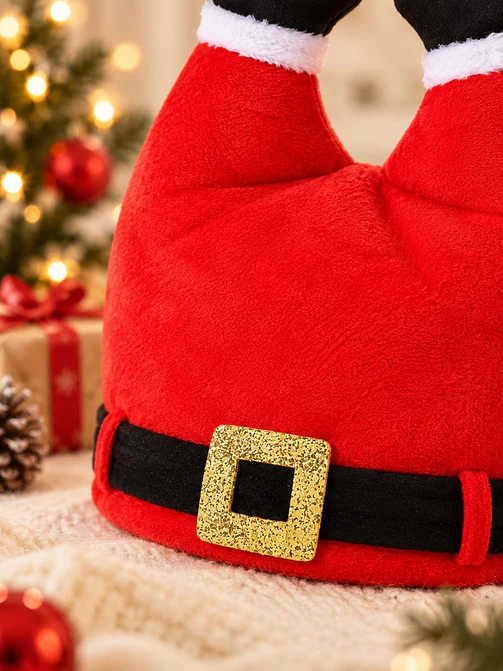GORRO PIERNAS DE PAPA NOEL C/U 2
