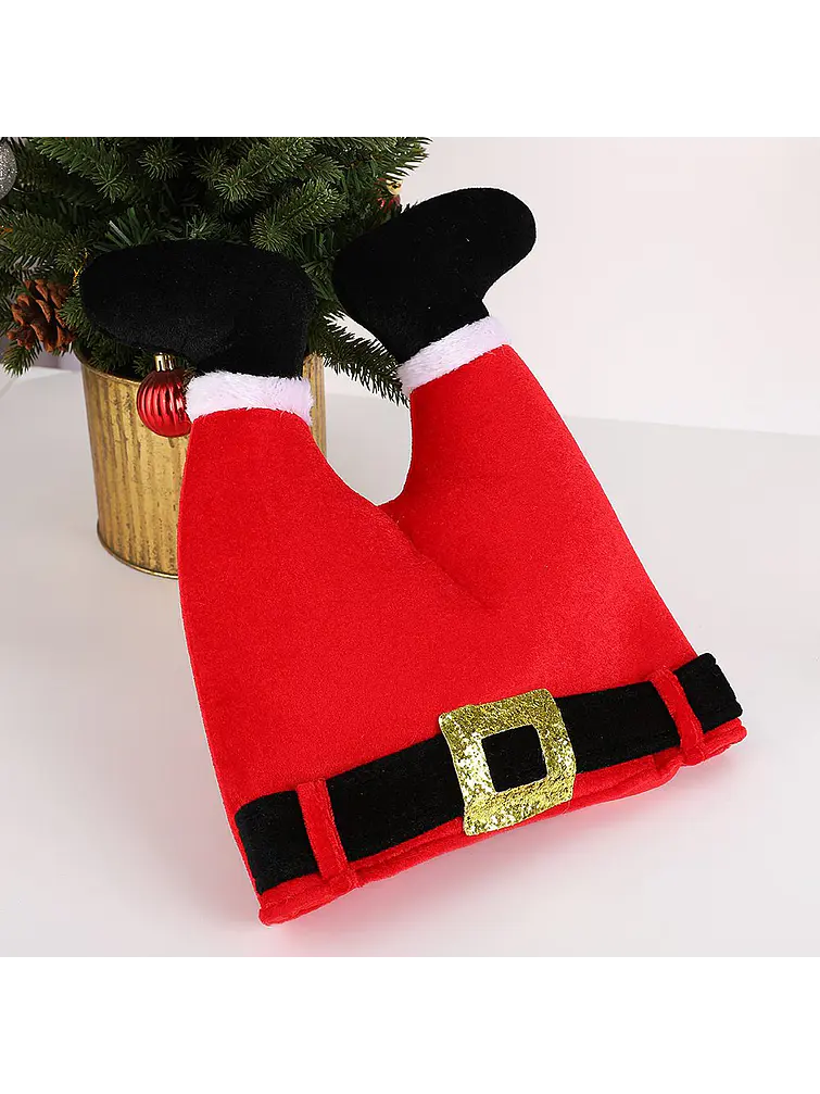GORRO PIERNAS DE PAPA NOEL C/U 3