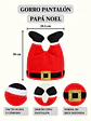 GORRO PIERNAS DE PAPA NOEL C/U - Miniatura 7