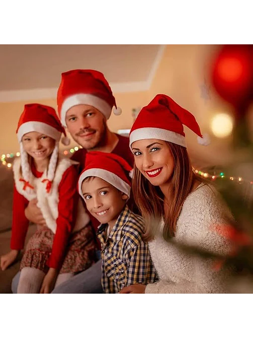 GORRO PAPA NOEL C/U 3