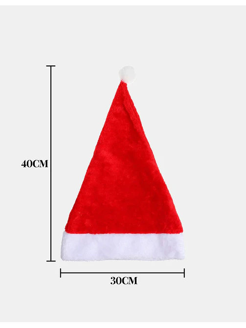GORRO PAPA NOEL C/U 4