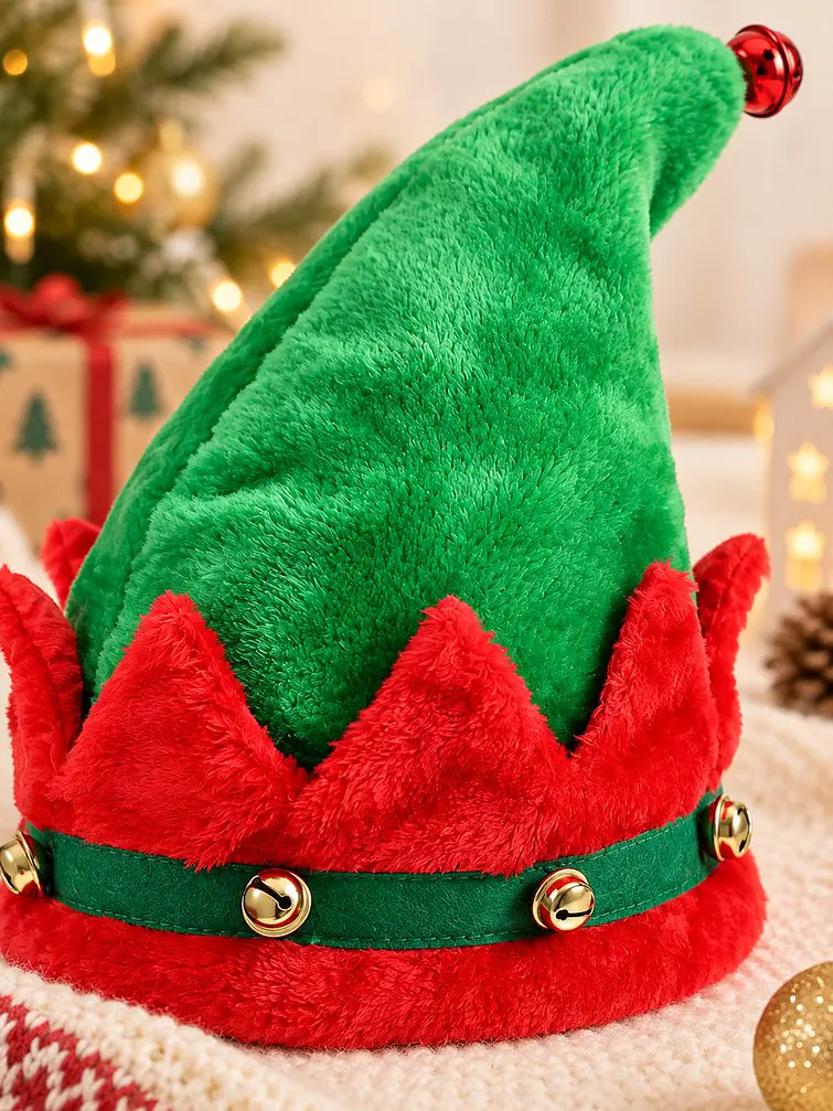 GORRO DE ELFO NAVIDEÑO C/U 2
