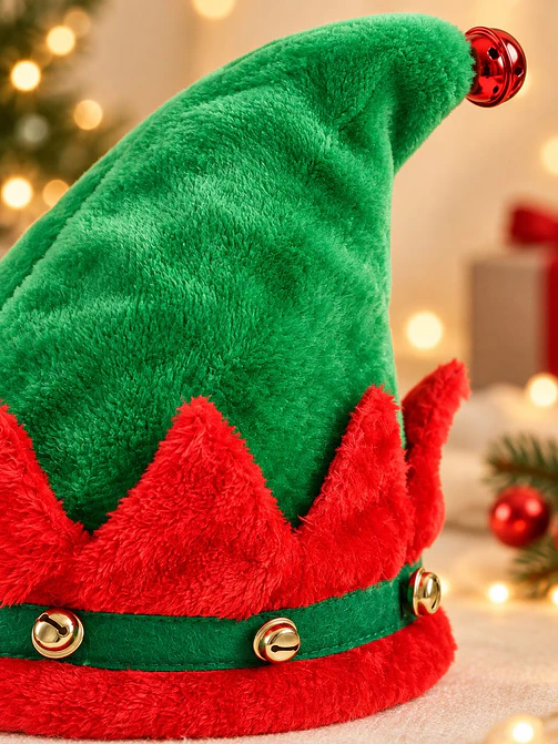 GORRO DE ELFO NAVIDEÑO C/U 3