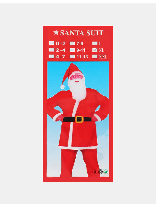 DISFRAZ PAPA NOEL PARA ADULOTS C/U 7