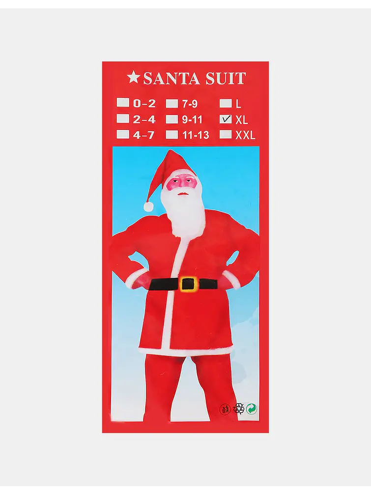 DISFRAZ PAPA NOEL PARA ADULOTS C/U 7