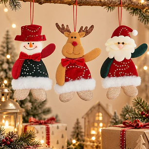ADORNO DE NAVIDAD COLGANTE C/U
