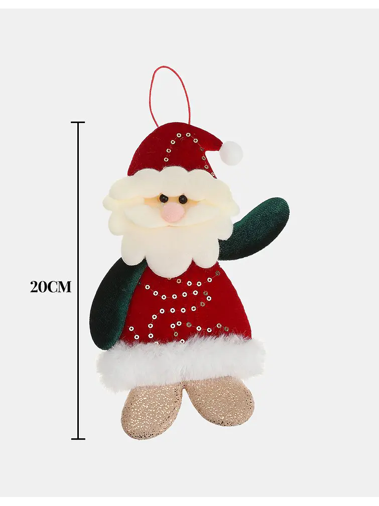ADORNO DE NAVIDAD COLGANTE C/U 6