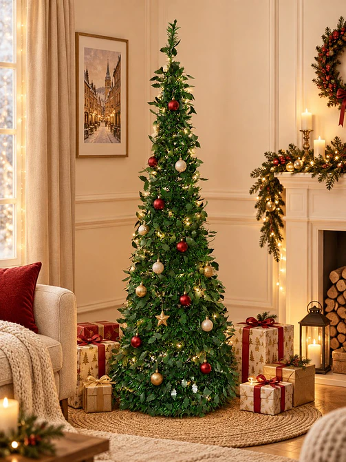 ARBOL DE NAVIDAD PLEGABLE C/U 4