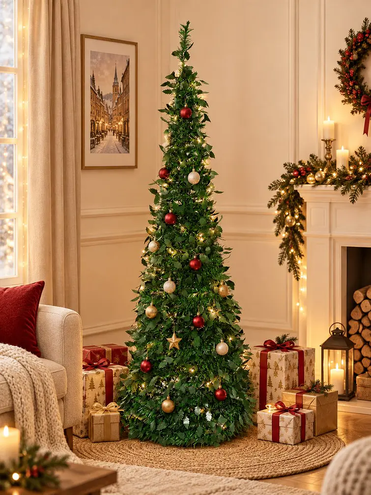 ARBOL DE NAVIDAD PLEGABLE C/U 4