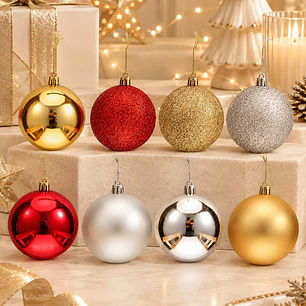 BOLA DE NAVIDAD PCS*6