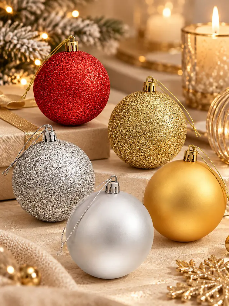 BOLA DE NAVIDAD PCS*4 1