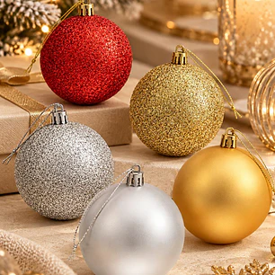 BOLA DE NAVIDAD PCS*4