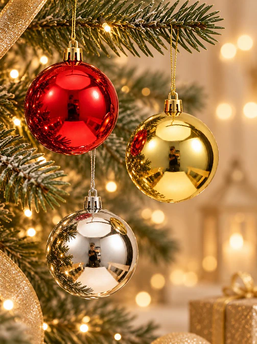 BOLA DE NAVIDAD PCS*4 3