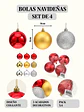 BOLA DE NAVIDAD PCS*4 - Miniatura 8
