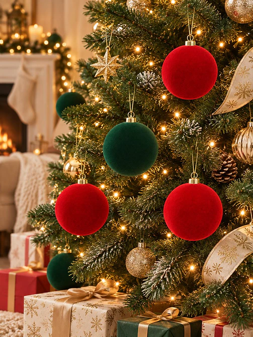 BOLAS DE NAVIDAD PCS*4 3