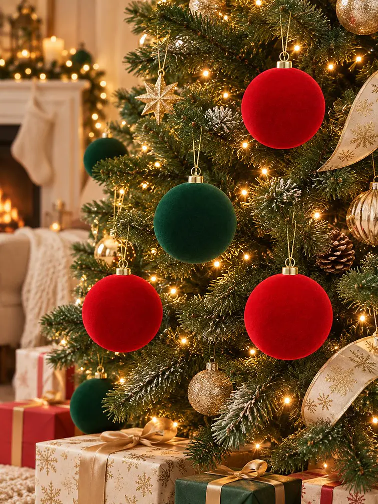 BOLAS DE NAVIDAD PCS*4 3