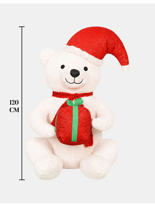 OSO POLAR NAVIDEÑO INFLABLE C/U 6