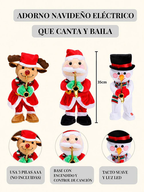 ADORNO DE NAVIDAD C/U 8