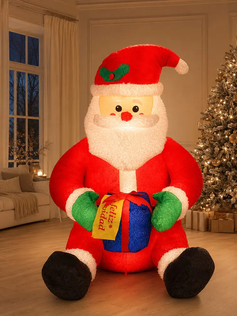 PAPA NOEL INFLABLE C/U 1