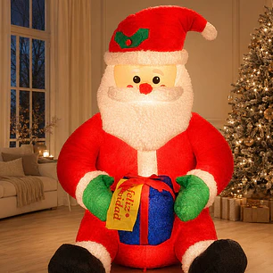 PAPA NOEL INFLABLE C/U