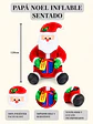 PAPA NOEL INFLABLE C/U - Miniatura 7