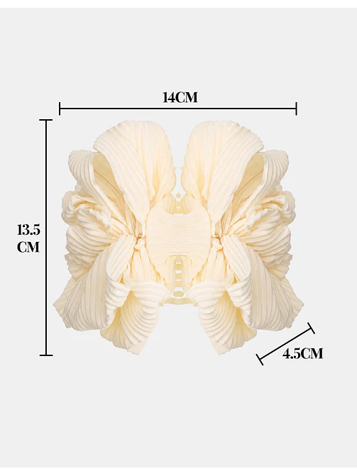 BROCHE DE PELO FLOR C/U 6
