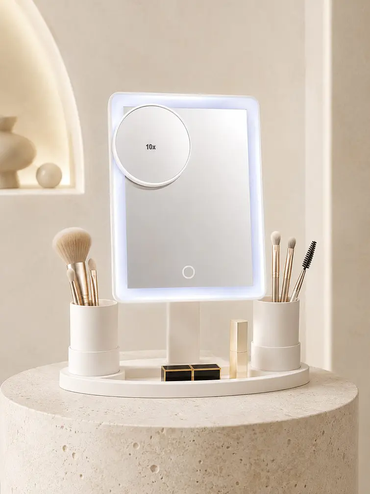 ESPEJO DE MAQUILLAJE LED C/U 1