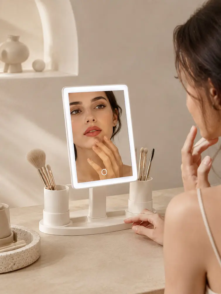 ESPEJO DE MAQUILLAJE LED C/U 5